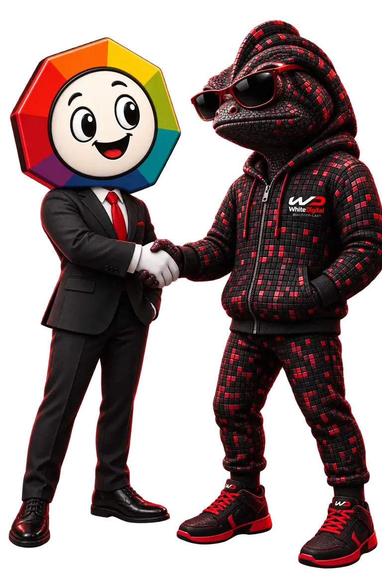 Agency partner mascots representing managed ChatGPT Ads expertise