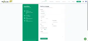 RecycleInMe contact page with inquiry form