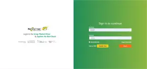 RecycleInMe member login screen