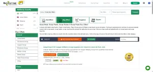 RecycleInMe scrap buy and sell offers listing page