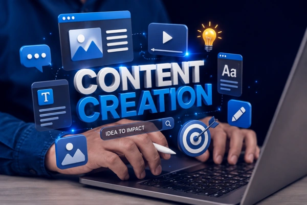 Content creation for websites