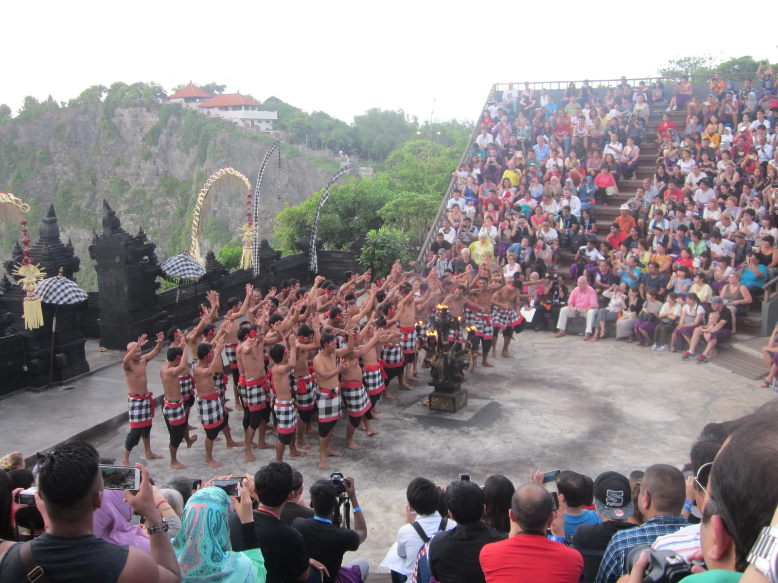 SubmitInMe digital marketing team watching cultural performance at amphitheatre during company trip