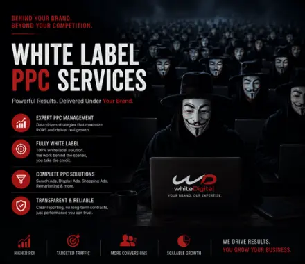 White label PPC services delivered under your brand