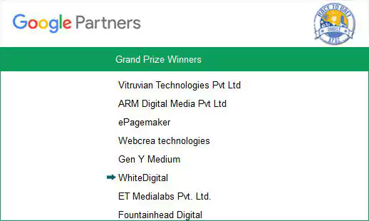 Google Partners APAC Awards &ndash; Grand Prize Winner