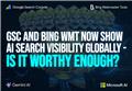 GSC and Bing WMT now show AI Search Visibility Globally - Is it worthy enough?