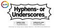 Google - Hyphen or Underscore in URL for SEO ranking?