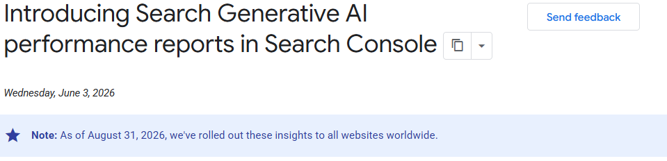 Google GSC AI