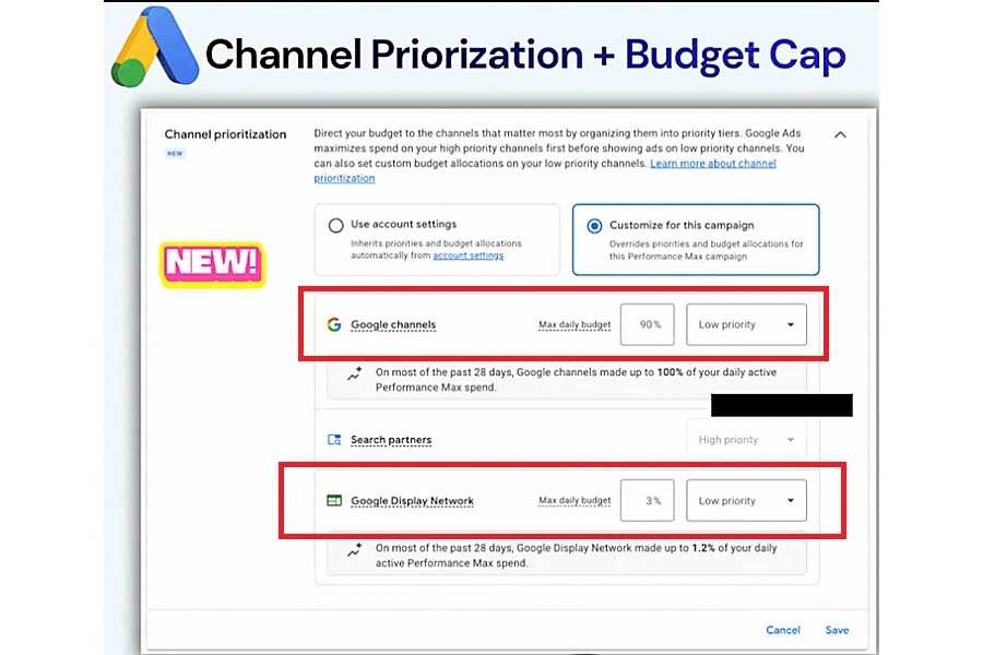 Channel Prioritization with High and Low Priority Option In Google Ads Channel Prioritization with High and Low Priority Option In Google Ads