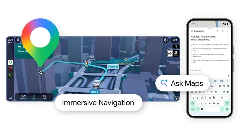 SubmitInMe highlights Google Maps business visibility with 3D navigation and AI-powered local search features