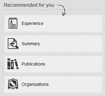 Customize your profile