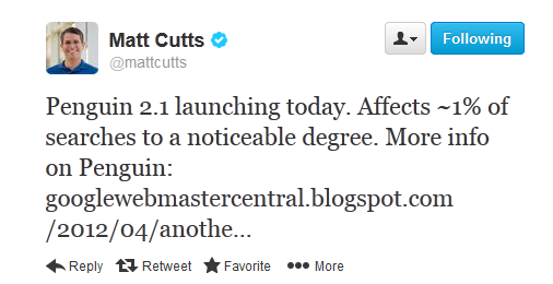 Matt Cutts on Penguin 2.1