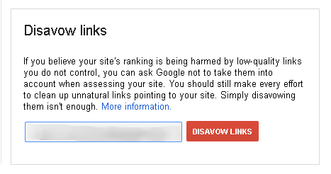 disavow