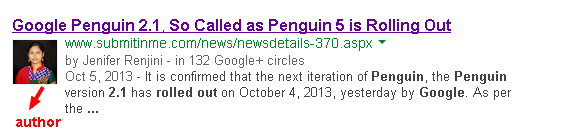 Google Authorship