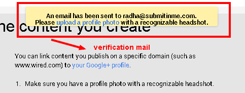 email verification