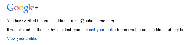 verified profile