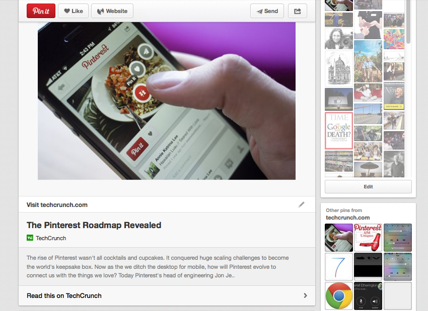 pinterest article pins